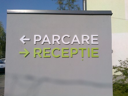 Lucrari Litere volumetrice neiluminate din polistiren
