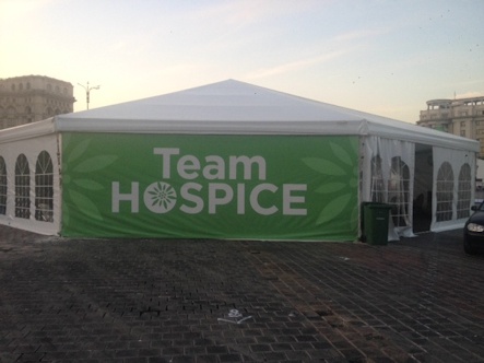 Print outdoor poliplan frontlit hospice